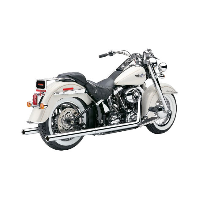 Cobra True Duals Exhaust System Chrome With Billet Tips Cruiser Duals Headpipes Cobra