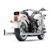Cobra True Duals Exhaust System Chrome With Fishtail Tips Cruiser Duals Headpipes Cobra