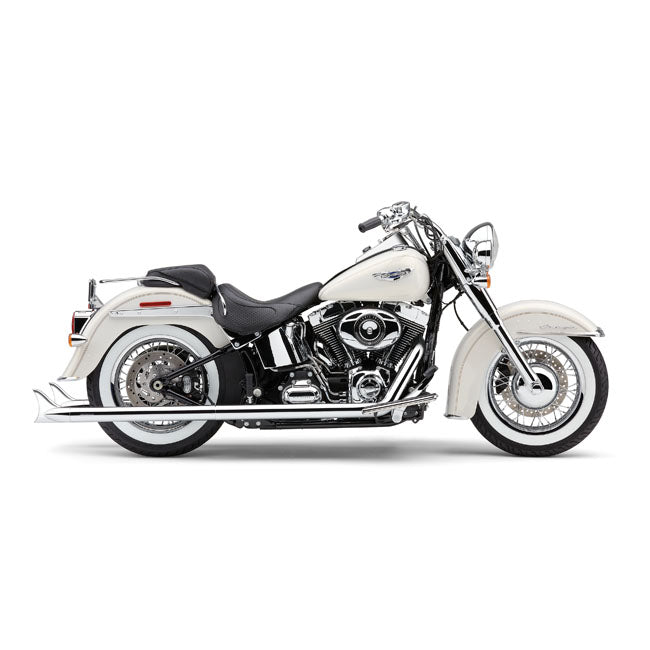 Cobra True Duals Exhaust System Chrome With Fishtail Tips Cruiser Duals Headpipes Cobra