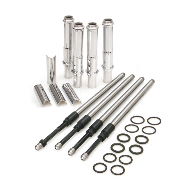 S&S Cycle Quickee Adjustable Pushrods W/Keeper Covers (M8) Pushrod Kits S&S Cycle