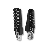 Burly Brand Footpegs Razorback Black Footpegs Burly Brand