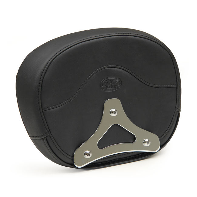 Mustang, sissy bar back pad. Black. Deluxe SISSY BARS Mustang