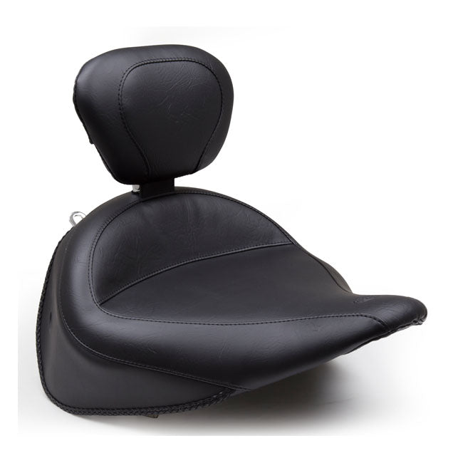 Mustang, Wide Touring solo seat. With rider backrest SOLO SEATS Mustang