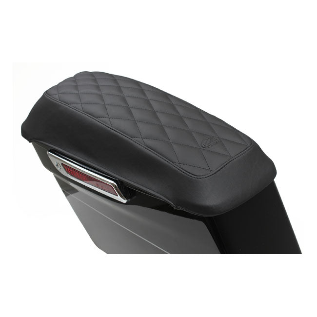 Mustang, saddlebag lid cover set. Diamond SADDLEBAGS LIDS Mustang