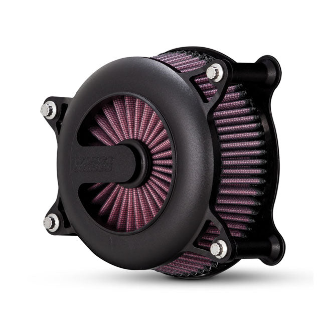 Vance & Hines VO2 Rogue Air Cleaner, Black - 08-16 Touring & 09- 16 Trike & 16-17 Softail & 16-17 Dyna Air Cleaner Vance & Hines