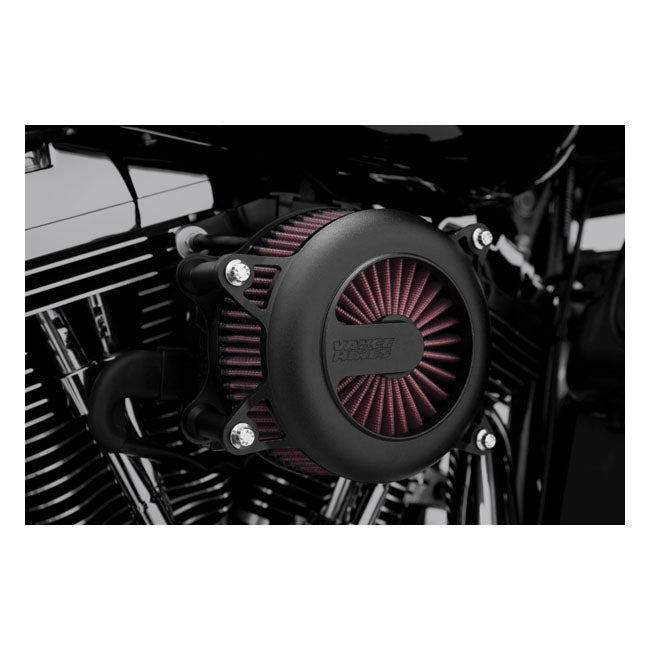 Vance & Hines VO2 Rogue Air Cleaner, Black - 08-16 Touring & 09- 16 Trike & 16-17 Softail & 16-17 Dyna Air Cleaner Vance & Hines