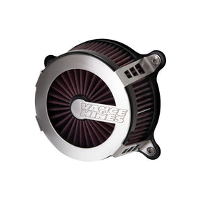 Vance & Hines V02 Cage Fighter Air Cleaner, Brushed - 08-16 Touring & 09- 16 Trike & 16-17 Softail & 16-17 Dyna Air Cleaner Vance & Hines