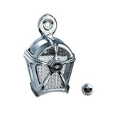 Kuryakyn, Mach 2 horn cover. Chrome/chrome mesh insert HORN COVERS Kuryakyn