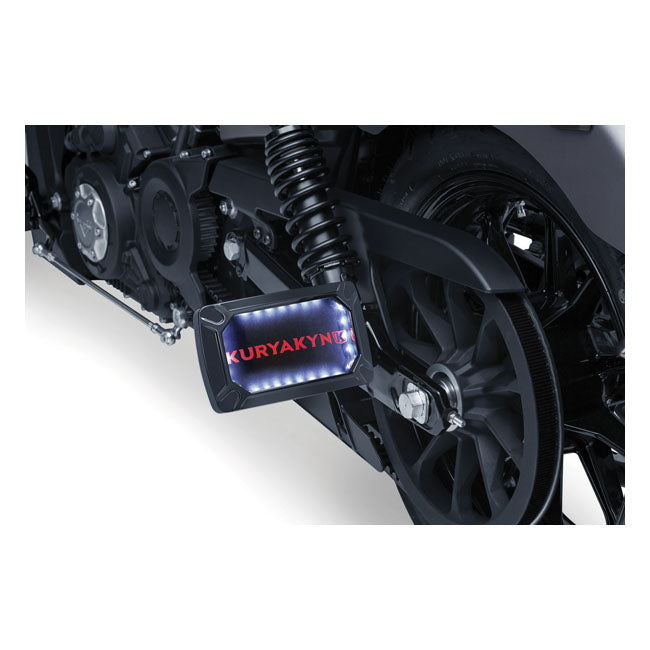 Kuryakyn, Nova curved license plate holder, horizontal LICENSE PLATE HOLDERS Kuryakyn