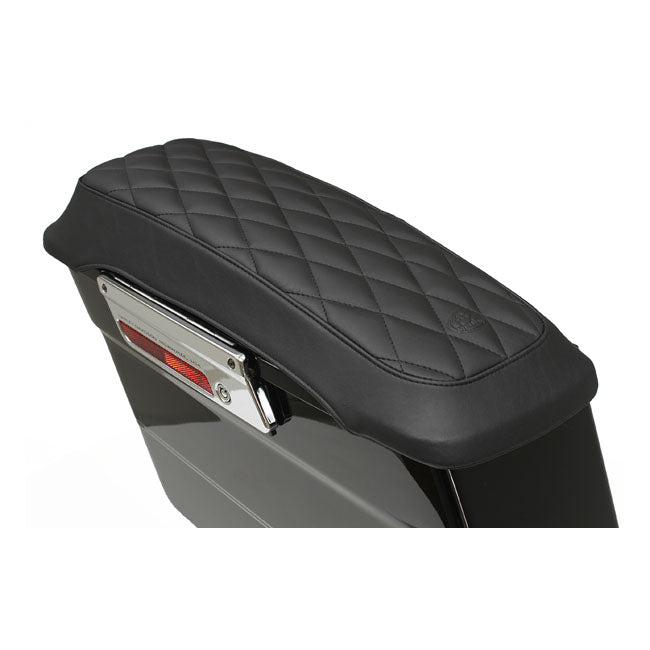 Mustang, saddlebag lid cover set. Diamond SADDLEBAGS LIDS Mustang