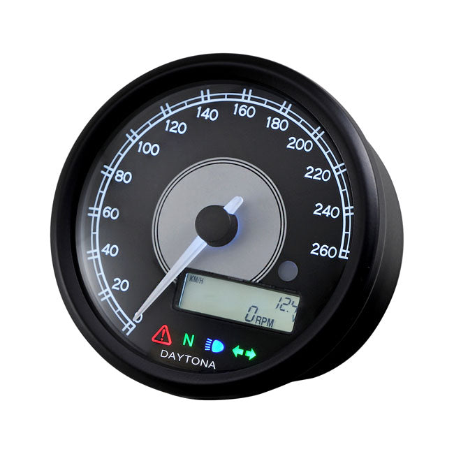Daytona, Velona 80mm speedometer 260 kmh/mph SPEEDOMETERS Daytona