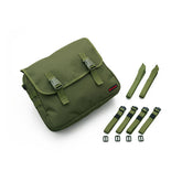 Daytona, canvas saddlebag. Green Saddlebags Daytona