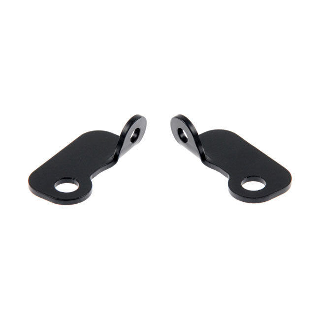 Cult-Werk, turn signal bracket set. Front. Black TURN SIGNALS MOUNTS Cult Werk