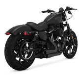 Vance & Hines Mini Grenades Exhaust, Black - 04-13 Sportster Full Exhaust System Vance & Hines
