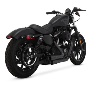 Vance & Hines Mini Grenades Exhaust, Black - 04-13 Sportster Full Exhaust System Vance & Hines