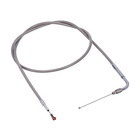 Barnett, idle cable braided +12" CABLES THROTTLE PUSH Barnett