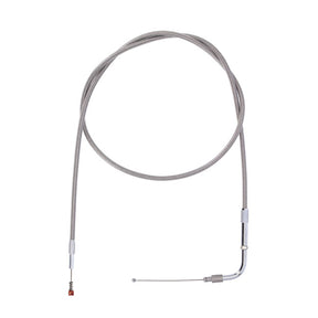 Barnett, idle cable braided +12" CABLES THROTTLE PUSH Barnett