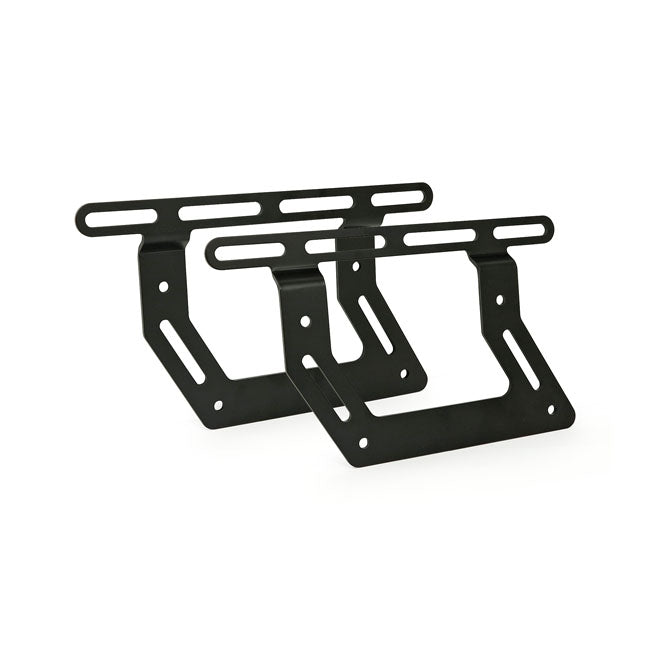 Saddlebag Support Set. Matte Black Saddlebags Support Kits Highway Hawk