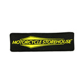 Motorcycle Storehouse, Logo Patch. Black Patches Mcs
