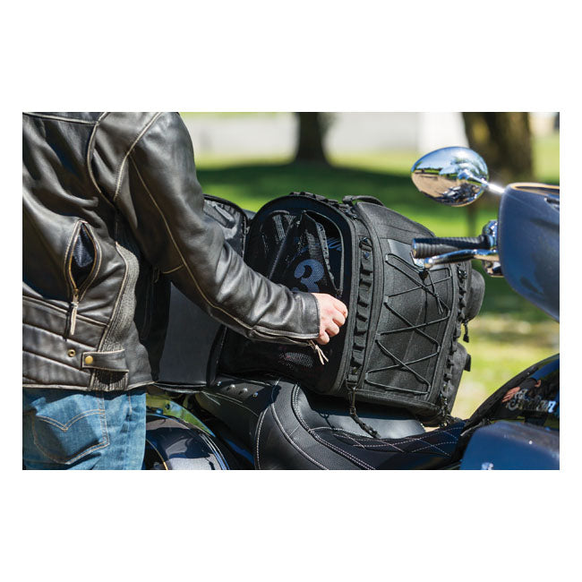 Kuryakyn, Momentum road warrior bag, black TOURING LUGGAGE Kuryakyn