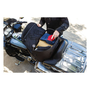 Kuryakyn, Momentum wanderer Touring seat bag, black TOURING LUGGAGE Kuryakyn