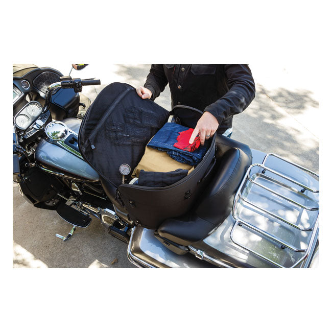 Kuryakyn, Momentum wanderer Touring seat bag, black TOURING LUGGAGE Kuryakyn