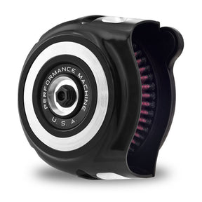 PM, ''vintage'' air cleaner kit. Black CC Air Cleaner Performance Machine