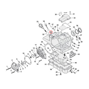 Cometic Middle Pushrod Cover O Ring Tc Transmission O-Rings And Seals Cometic