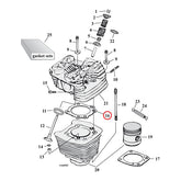 Cometic Cylinder Head Gasket Mls 3.5" Bore 0.040" Evo Gaskets Cylinder Head Cometic