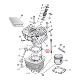 Cometic gasket set, cylinder head. 3.5" bore .060" MLS GASKETS CYLINDER HEAD Cometic