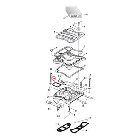 Cometic Inner Rocker Box Cover Gasket Evo Bt Rocker Covers Gaskets And Seals Cometic