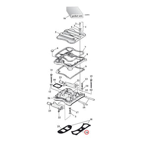 Cometic, left rocker cover gasket. SLS .020" ROCKER COVERS GASKETS AND SEALS Cometic