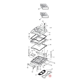 Cometic, left rocker cover gasket. SLS .020" ROCKER COVERS GASKETS AND SEALS Cometic