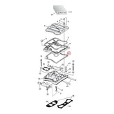 Cometic, lower rocker cover gasket. Rubber ROCKER COVERS GASKETS AND SEALS Cometic
