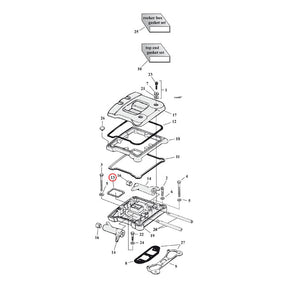 Cometic, middle rocker cover gaskets. Cork ROCKER COVERS GASKETS AND SEALS Cometic