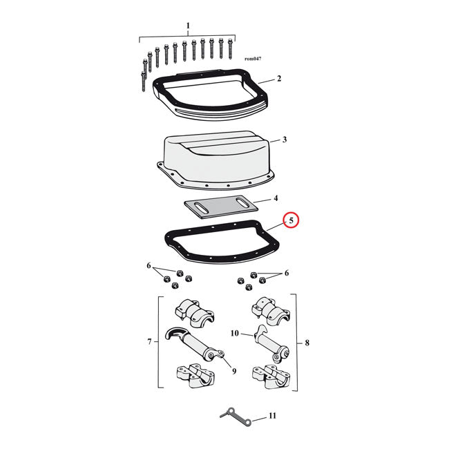 Cometic, rocker cover gasket. Fiber, thin ROCKER COVERS GASKETS AND SEALS Cometic