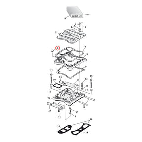 Cometic Rocker Cover Umbrella Valve Seal Evo Bt Rocker Covers Gaskets And Seals Cometic