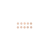 Cometic Rocker Box Washers Copper Evo Bt Rocker Box Seals Cometic