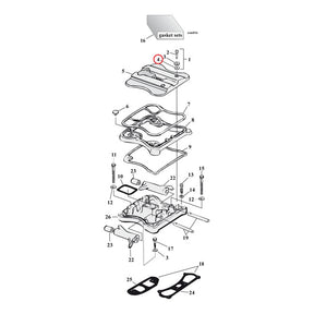 Cometic Rocker Box Cover Washers Evo Bt Rocker Box Seals Cometic
