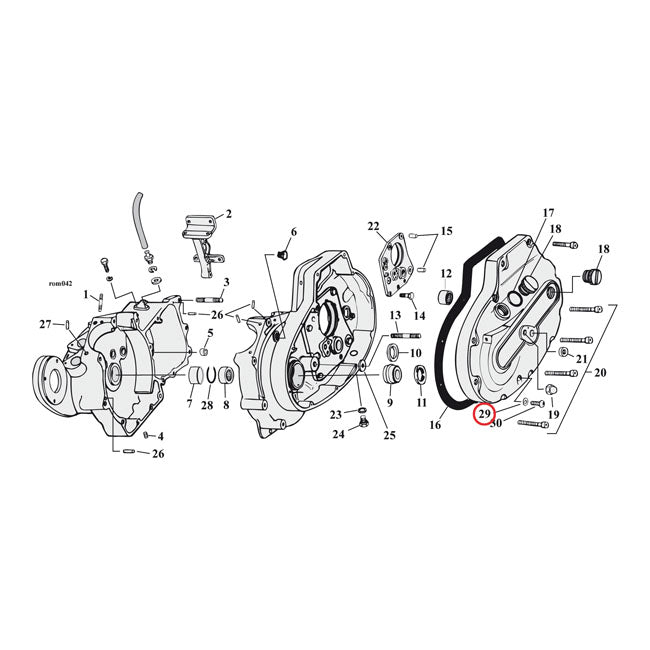 Cometic Rocker Box Cover Washers Evo Bt Rocker Box Seals Cometic