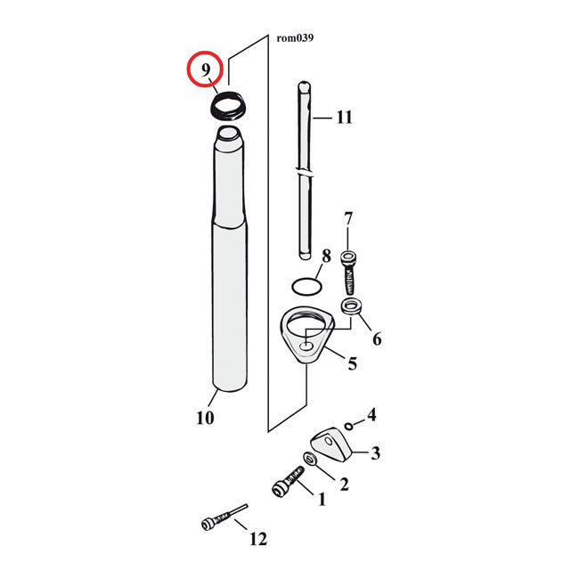 Cometic Upper Pushrod Cover O Ring Tc Pushrod Covers Gaskets And Seals Cometic