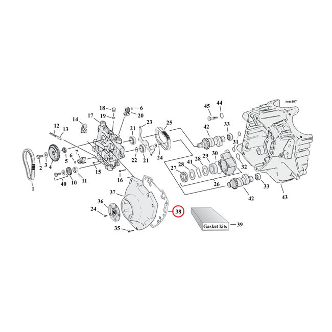 Cometic Cam Cover Gasket Afm 0.060" Tc Cam Covers Gaskets Cometic