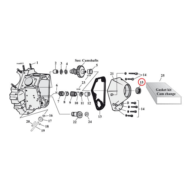 Cometic Point Cover Double Lip Seal Evo Bt Cams Seals Cometic