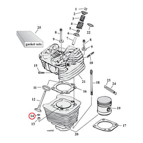Cometic o-ring, cyl. head / oil pump body / crankcase OIL PUMP SEALS Cometic