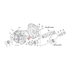Cometic o-ring, cyl. head / oil pump body / crankcase OIL PUMP SEALS Cometic