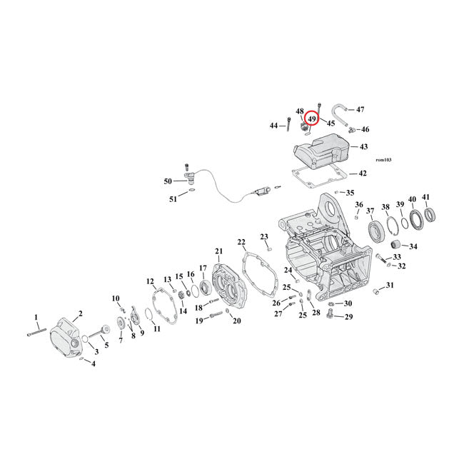 Cometic, O-ring neutral switch / oil pump / crankcase TRANSMISSION O-RINGS AND SEALS Cometic