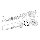 Cometic, oil seal starter shaft housing STARTER MOTOR GASKETS AND SEALS Cometic
