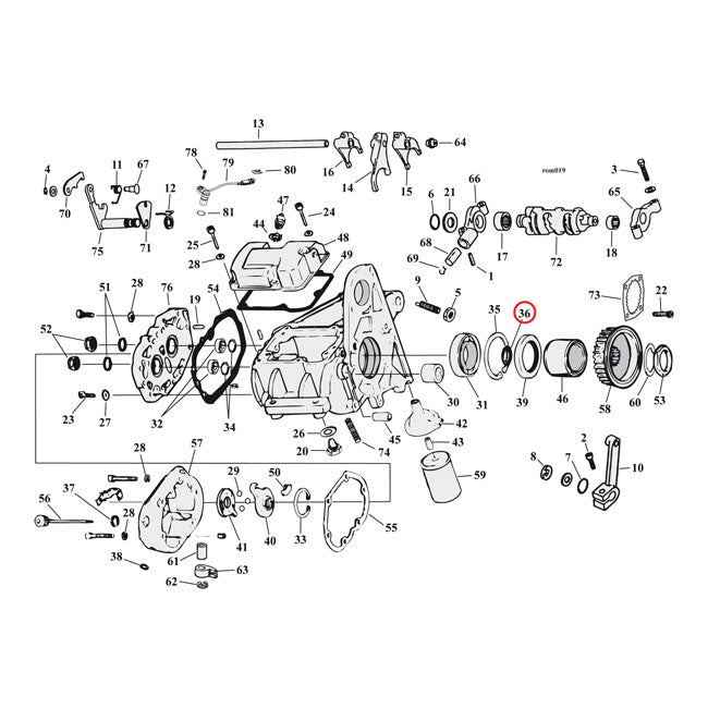 Cometic Main Shaft Quad Seal Evo Transmission O-Rings And Seals Cometic