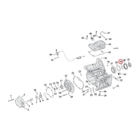 Cometic Main Shaft Quad Seal Evo Transmission O-Rings And Seals Cometic