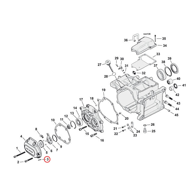 Cometic Clutch Cable O Ring Evo Transmission O-Rings And Seals Cometic